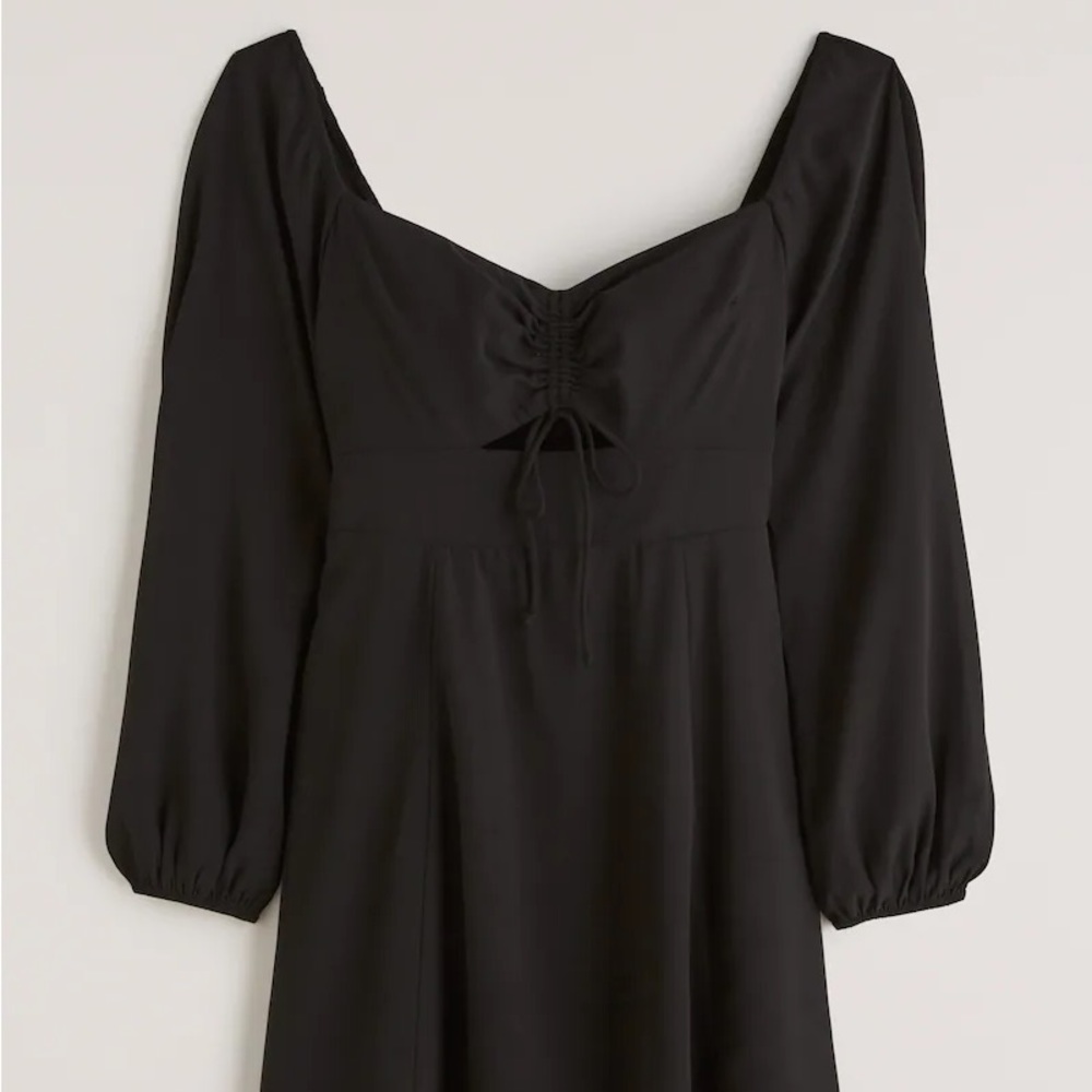 Abercrombie Cinch-Front Cutout Mini Dress